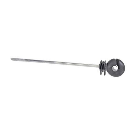 PLOT - Izolátor k elektrickému ohradníku pro lanka, lana, pásky, s dlouhým vrutem 220 mm - 10 ks