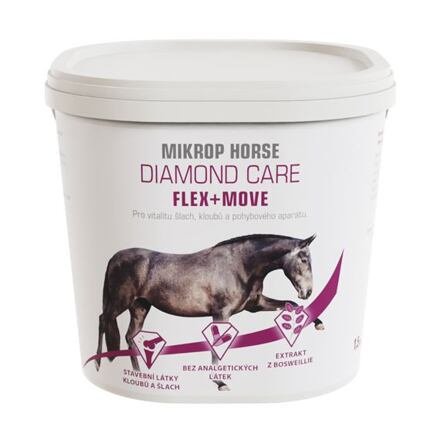 MIKROP - Horse Diamond Care - Flex + Move - Doplňkové krmivo pre vitalitu pohybového aparátu 0.75kg