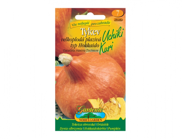 Tekvica veľkoplodá plazivá UCHIKU kúrie, typ HOKKAIDO