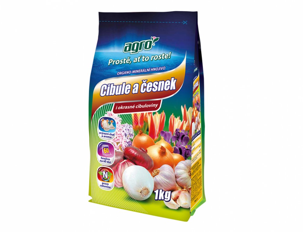 Hnojivo AGRO organo-minerálne na cibuľu a cesnak 1kg