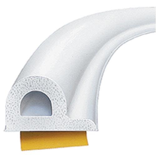těsnění ok.a dveř."P" 9x5.5mm bilý (100m)