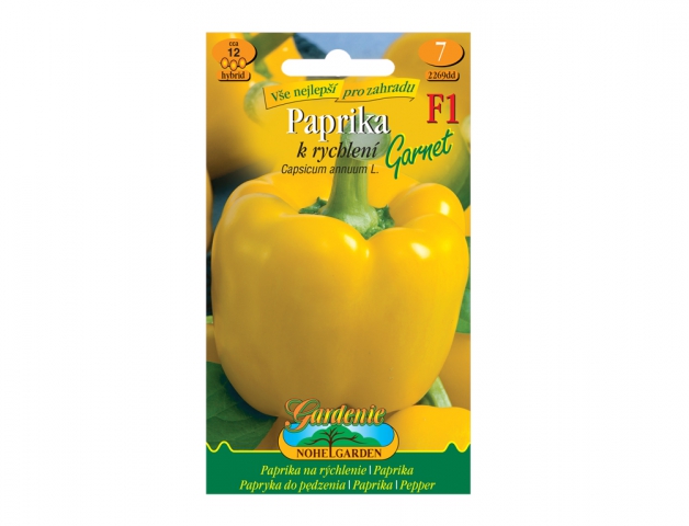 Paprika zeleninová na rýchlenie GARNET F1- hybrid