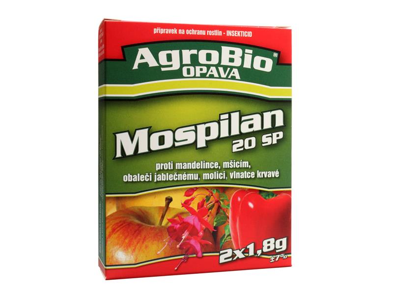 Prípravok proti voškám a moliciam AgroBio Mospilan 20 SP 2x1.8g