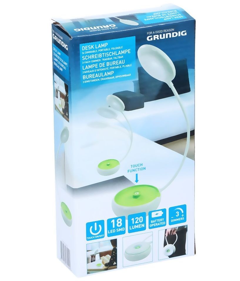 GRUNDIG Lampička na čítanie prenosná zelenáED-203229zele