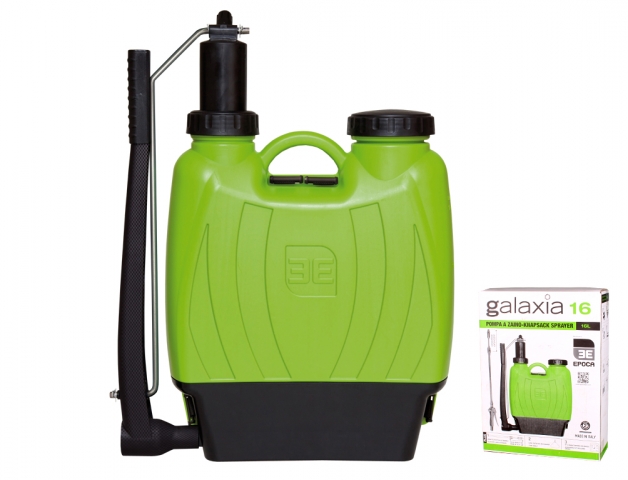 Postrekovač GALAXIA 16 tlakový chrbtový + náhradné diely 14,8l 14,8l