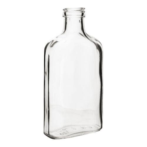 fľaša ploskačka 100ml sklenená