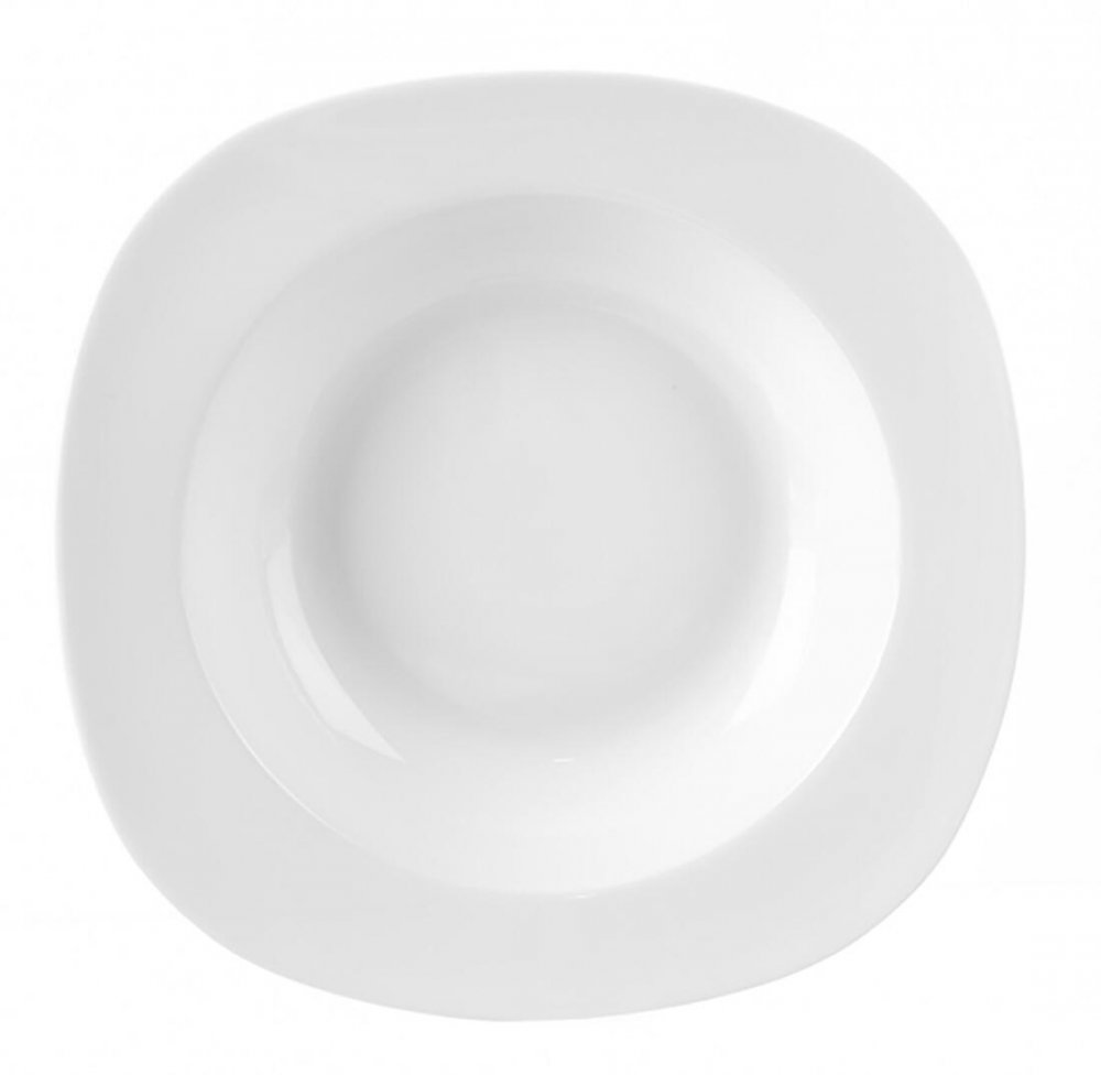 talíř hluboký 21cm MONA porcelánový BÍ