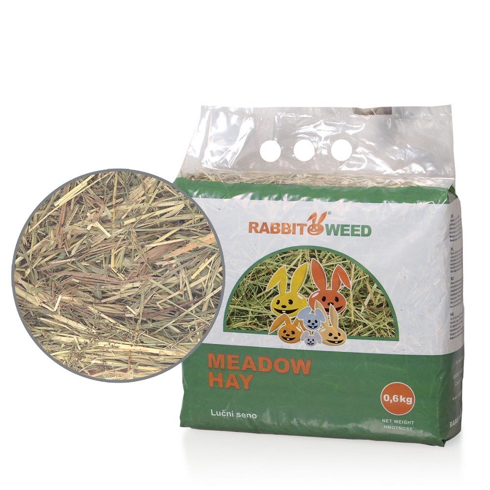 Rabbit Weed seno lúčne, 4x 0,6kg, cena za 1ks