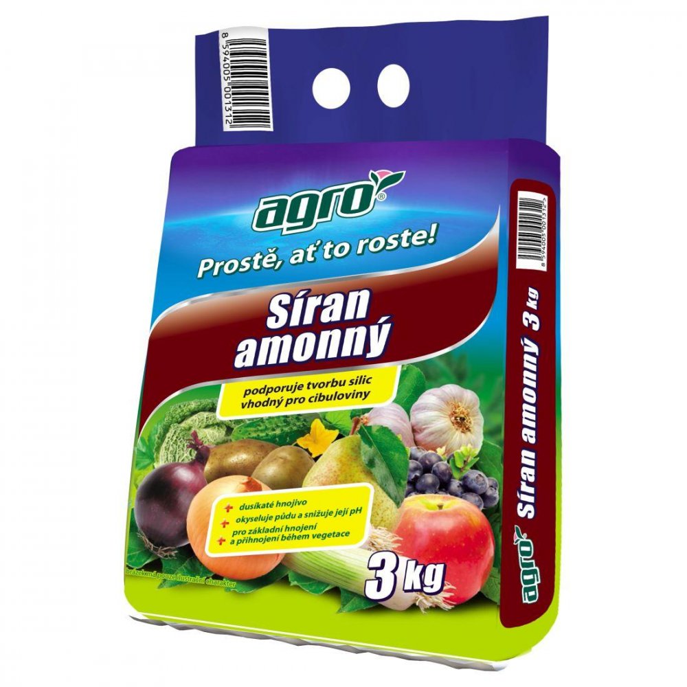 hnojivo Síran amónny AGRO 3kg