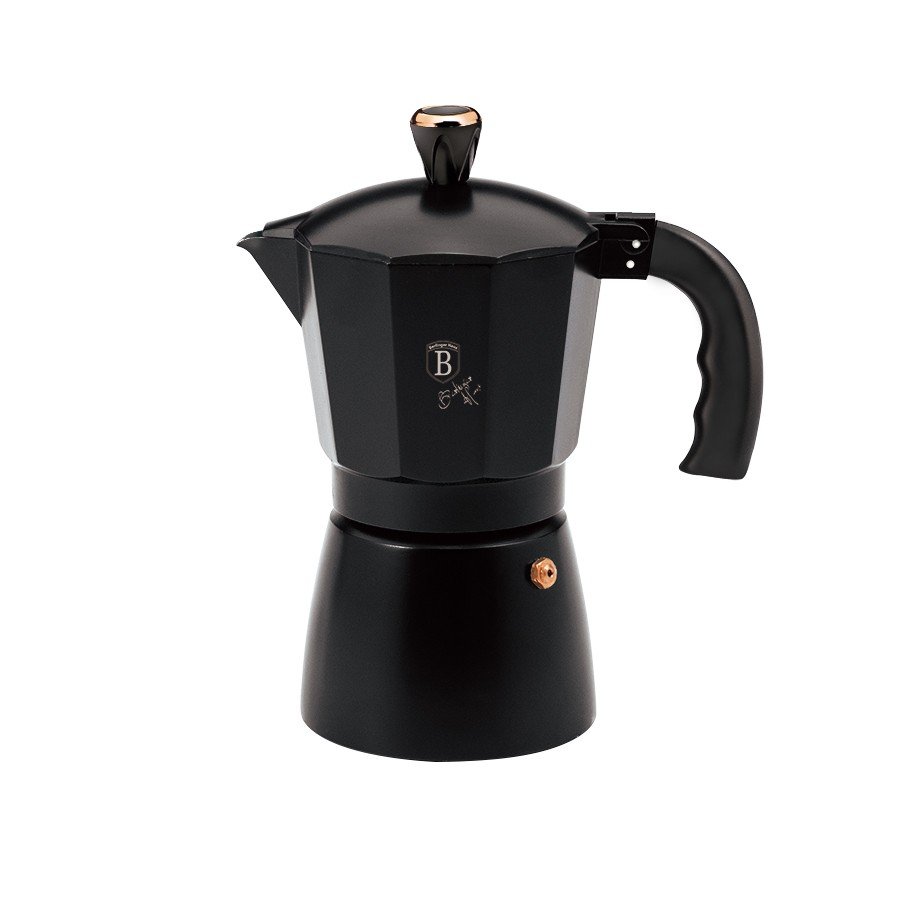 Kanvica na espresso 9 šálok Black Rose Collection