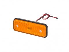 Světlo boční LED STU oranžové - obdelník