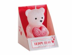 Svíčka TEDDY BEAR zdobená medvídek 63g 20ks