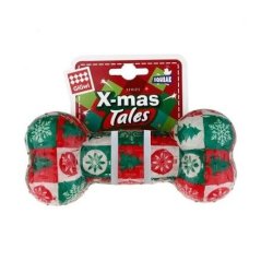 GIGWI - X-mas Tales - Vánoční hračka pro psy - kost