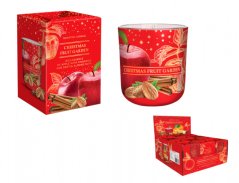 Sviečka v skle CHRISTMAS FRUIT GARDEN-APPLE + CINNAMON 150g