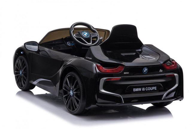 Detské elektrické auto BMW i8 Coupe čierna/black