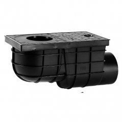 lapač střešních vod boční DN 110mm PH černý