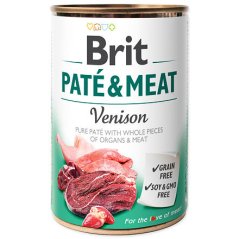 BRIT Paté & Meat Venison balení 400 g