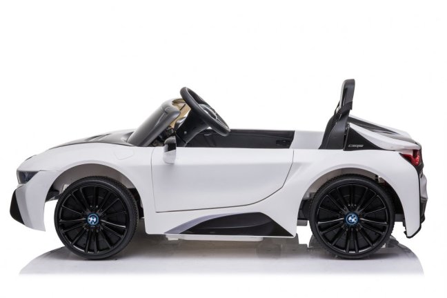 Detské elektrické auto BMW i8 Coupe biela/white