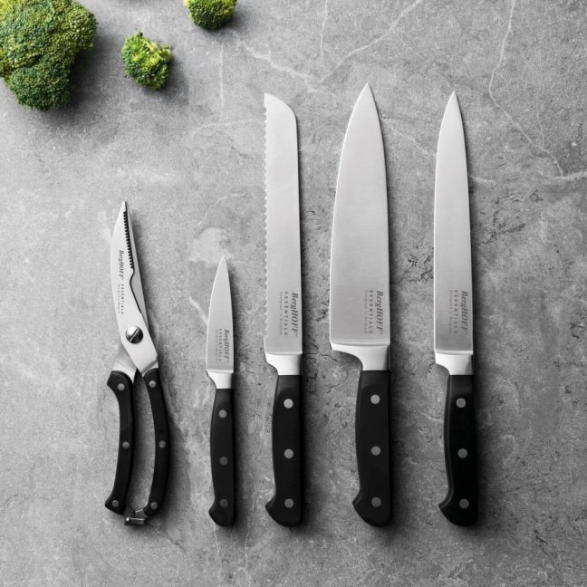 BERGHOFF Nůž na pečivo nerez ESSENTIALS 22 cm BF-1301085