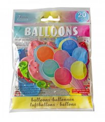 balónky PÁRTY mix barev (20ks)