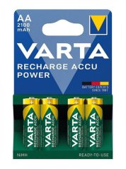 batéria ceruzková AA LR6 dobíjacia 2100mAh/1000 cyklov (4ks) VARTA
