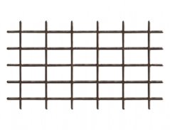 Mřížka FERRO DV kovová hnědá 0,43x1,45m 4-4,7mm