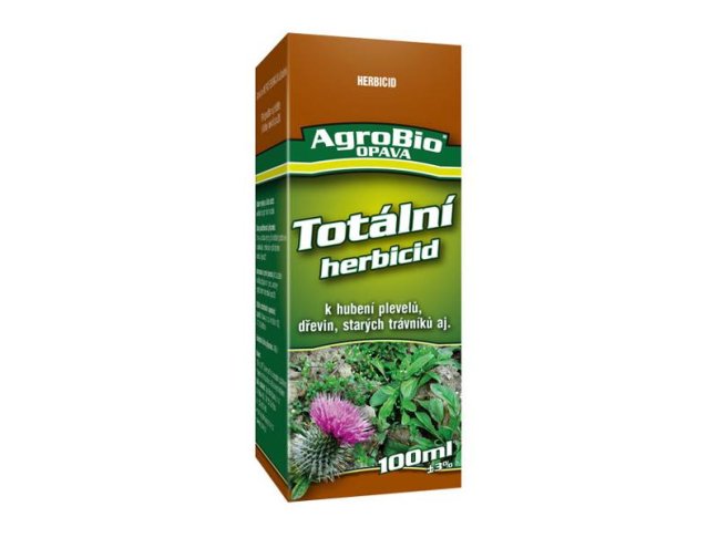 Přípravek k hubení jednoletých a víceletých plevelů AgroBio Totální herbicid 100 ml