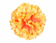 Karafiát KVĚT umělý oranžovo-žlutý 9cm