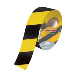 páska výstražná 75mmx500m žltý-čierny