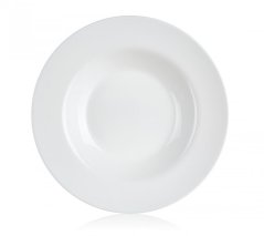 tanier na cestoviny 28,5cm FRIEND`S TIME sklenený biely