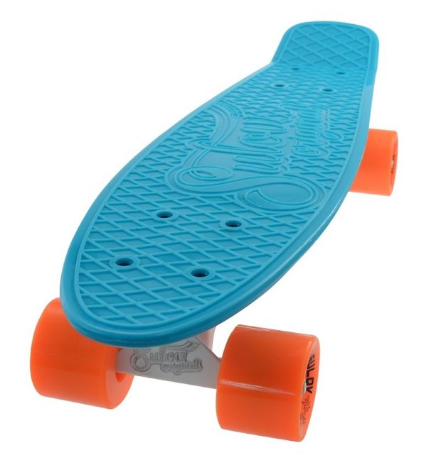 Penny board 22 SULOV® NEON SPEEDWAY sv.modrý-oranžový