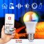 ALPINA Chytrá žiarovka LED RGB WIFI biela + farebná E27ED-225433