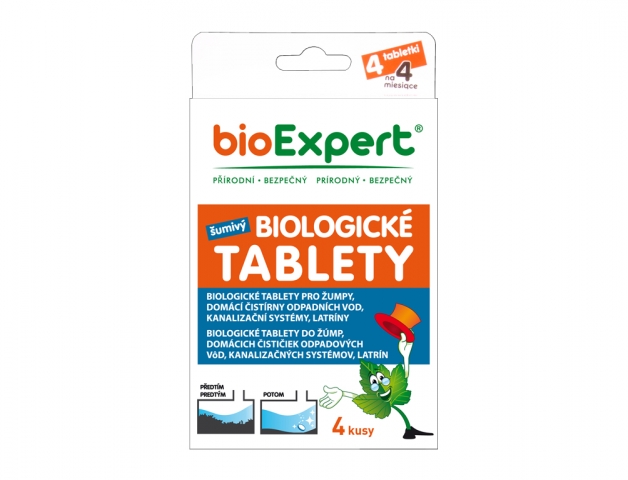 Tablety šumivé BIOEXPERT do septiku 4ks