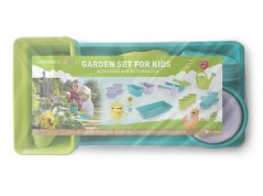 sada zahradní dětská 14díl.(truhlíky,květináče,konvička,nářadí) PH