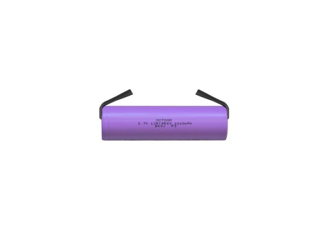 Batéria nabíjacia Li-Ion 18650 3,7V/2000mAh 3C MOTOMA s páskovými vývodmi