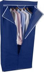 ALPINA Textilná šatníková skriňa 75x50x160cm tmavo modráED-208328