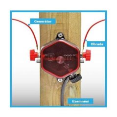 FENCEE - Plastová bleskojistka pro ochranu generátoru elektrického ohradníku