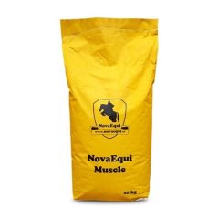NOVAEQUI - Muscle - Doplňkové krmivo bez ovsa a ječmene pro mladé a sportovní koně