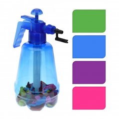 pumpička na vodní bomby 1,7l + balonky (100ks) mix barev