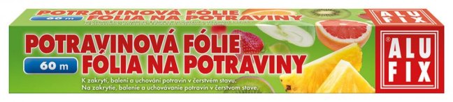 fólie potravinová  60mx29cm 10µ v krabičce ALUFIX