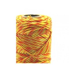 FENCEE - Lanko pro elektrický ohradník - průměr 2,5 mm - žluto-oranžové