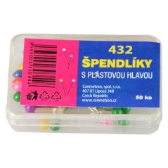 špendlík 432 mix barev (50ks)