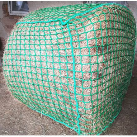 Bezuzlová sieť na balík sena - oká 6 x 6 cm rozmer Na balík sena do priemeru 180 cm