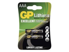 Batéria lítiová AAA R03 1,5V GP 2ks