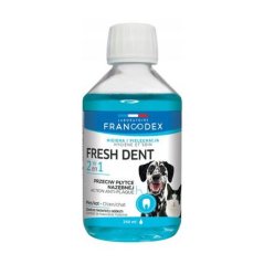 FRANCODEX - Fresh Dent 2 v 1 - Ústna voda pre psy a mačky 250ml