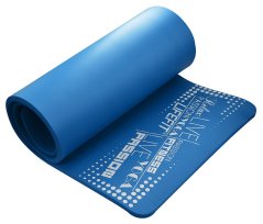 Podložka LIFEFIT® YOGA MAT EXKLUZIV PLUS, 180x58x1,5cm, modrá