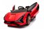 Detské elektrické auto Lamborghini Sian červená/red