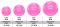 Gymnastický míč LIFEFIT® ANTI-BURST 65 cm, růžový