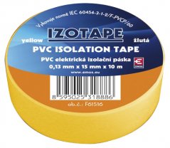 Páska izolační PVC 15/10m  žlutá EMOS