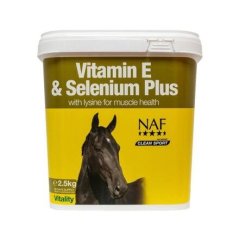 NAF - Vitamin E & Selenium plus - Pro správnou funkci svalů koní v zátěži